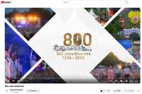 Eindrück der 800 Jahr Feier auf Youtube. Link im Blog 2025