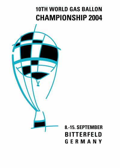 Logo der Weltmeisterschaft im Gasballonfahren 2004