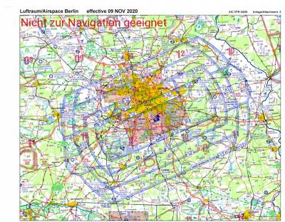 Berliner Luftraum ab dem 9. November 2020